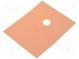 Wärmeleitende Auflage  Kapton  TO220  0,15K/W  L 23mm  W 18mm