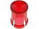 Linse für LED  rund  rot  niedrig  5mm