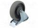 Transportrad  Ø  125mm  W  32mm  H  156mm  Drehrad mit Sperre  150kg