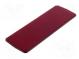 Filter  Polystyrol  X 54mm  Y 153mm  Z 3mm  A 152mm  C 53mm  rot