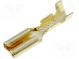 Verbinder  flach  2,8mm  0,5÷1mm2  vergoldet  weiblich
