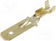 Verbinder  flach  6,3mm  1÷2,5mm2  mit Klemme  männlich