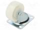 Transportrad  Ø  80mm  W  32mm  H  105mm  Drehrad,mit Montageplatte