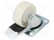 Transportrad  Ø  80mm  W  32mm  H  105mm  Drehrad mit Sperre  150kg