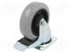 Transportrad  Ø  125mm  W  36mm  H  156mm  Drehrad mit Sperre  150kg