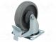 Transportrad  Ø  125mm  W  32mm  H  156mm  Drehrad mit Sperre  150kg