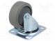 Transportrad  Ø  80mm  W  32mm  H  105mm  Drehrad,mit Montageplatte