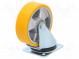 Transportrad  Ø  125mm  W  40mm  H  156mm  Drehrad  300kg  ALPU