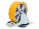 Transportrad  Ø  160mm  W  50mm  H  195mm  Drehrad mit Sperre  500kg
