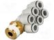 Steckverschraubung  Gewinde,90° Winkel  R 1/8