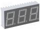 Display  LED  7-segmentig  14mm  rot  2-4mcd  Anode  Abm 19x37,6mm