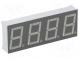Display  LED  7-segmentig  14mm  rot  7-8mcd  Anode  Abm 19x50,3mm