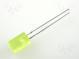 LED  quadratisch  5x5mm  gelb  1÷5mcd  110°  Front  flach  20mA