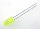 LED  5mm  gelb  650÷1200mcd  30°  20mA  2÷2,5V  Front  gewölbt