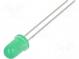 LED  5mm  bipolar,zweifarbig  grün  8÷20mcd  60°  20mA  Anz. Ausg  2