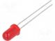 LED  5mm  bipolar,zweifarbig  rot  8÷20mcd  30°  20mA  2÷2,5/2÷2,5V