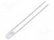 LED  3mm  grün  8000÷14000mcd  30°  Front  gewölbt  Anz. Ausg  2