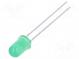 LED  5mm  grün  8÷20mcd  30°  8,5÷11,5mA  12V  Front  gewölbt
