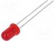 LED  5mm  rot  700÷1300mcd  30°  20mA  1,95÷2,5V  Front  gewölbt