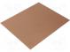 Laminat  Aluminium  1,5mm  L 305mm  W 255mm  Beschichtung  Kupfer