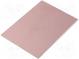 Laminat  Aluminium  1,5mm  L 100mm  W 75mm  Beschichtung  Kupfer