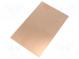 Laminat  FR4  1,5mm  L 160mm  W 100mm  Beschichtung  Kupfer