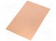 Laminat  FR4  0,8mm  L 160mm  W 100mm  Beschichtung  Kupfer