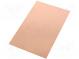 Laminat  FR4  1,5mm  L 160mm  W 100mm  Beschichtung  Kupfer
