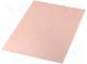 Laminat  FR4  1,2mm  L 297mm  W 210mm  Beschichtung  Kupfer
