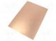 Laminat  FR4  0,6mm  L 297mm  W 210mm  Beschichtung  Kupfer