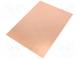 Laminat  FR4  0,8mm  L 297mm  W 210mm  Beschichtung  Kupfer
