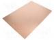 Laminat  FR4  0,6mm  L 420mm  W 297mm  Beschichtung  Kupfer