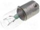 Filament lamp  bayonet  BA9S  24VDC  50mA  Bulb  T3 1/4  1.2W  3.8lm