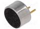 Mikrofon  Außenmaße  Ø6x3,5mm  2,2kΩ  0,5mA  1÷10V  50÷16000Hz