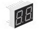 Display  LED  7-segmentig  14,22mm  grün  6mcd  Anode  Abm 19x25mm