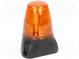 Signalgeber  Licht  Dauerlicht,Blinklicht  orange  LEDD100  IP65