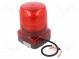 Signalgeber  Licht  Blinklicht  rot  LFH  24VDC  Lichtquelle  LED