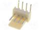 Socket  wire-board  male  2.54mm  PIN  4  THT  250V  3A  tinned