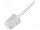 LED  10mm  rot  2200÷2900mcd  30°  Front  gewölbt