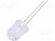 LED  10mm  warmweiß  14000÷23000mcd  15°  Front  gewölbt  3000K