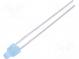 LED  2mm  blau  120÷210mcd  120°  2,6÷3,6V  Front  flach