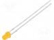 LED  3mm  orange  270÷460mcd  60°  Front  gewölbt