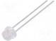 LED  4,8mm  blau  600÷1000mcd  80°  Front  gewölbt  2,6÷3,6V  THT
