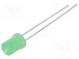 LED  5mm  grün  45÷55mcd  150°  20mA  1,8÷2,6V  Front  konkav