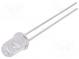 LED  5mm  gelb  1800÷2500mcd  45°  20mA  1,7÷2,6V  Front  gewölbt