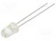 LED  5mm  gelb  6600÷10560mcd  20°  20mA  2÷2,4V  Front  gewölbt