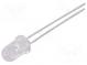 LED  5mm  rot  2900÷5400mcd  30°  20mA  1,6÷2,5V  Front  gewölbt