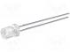 LED  5mm  rot  30÷70mcd  120°  20mA  1,6÷2,6V  Front  konkav