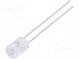 LED  5mm  rot  270÷460mcd  110°  20mA  1,6÷2,4V  Front  flach