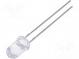 LED  5mm  gelb  2900÷5000mcd  15°  20mA  1,6÷2,4V  Front  gewölbt